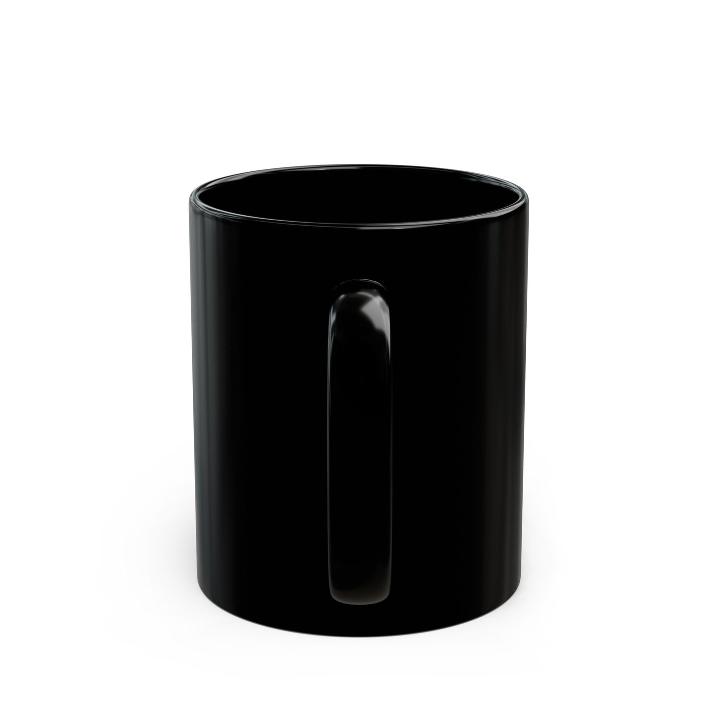 "Quiet" Black Ceramic Mug