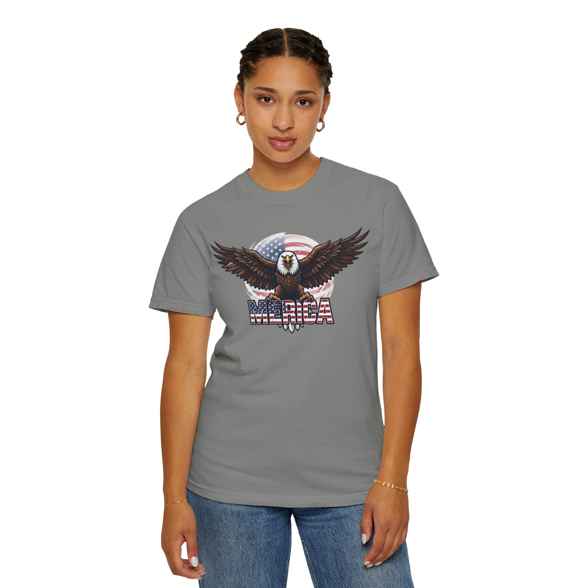 "Merica" Unisex Garment-Dyed Tee