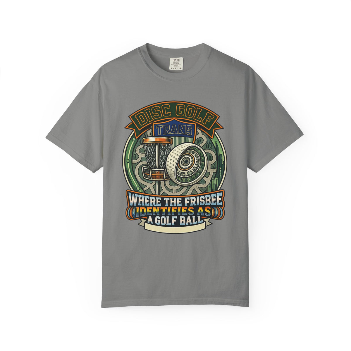 Color: Granite | Trans Golf Unisex Garment-Dyed T-shirt