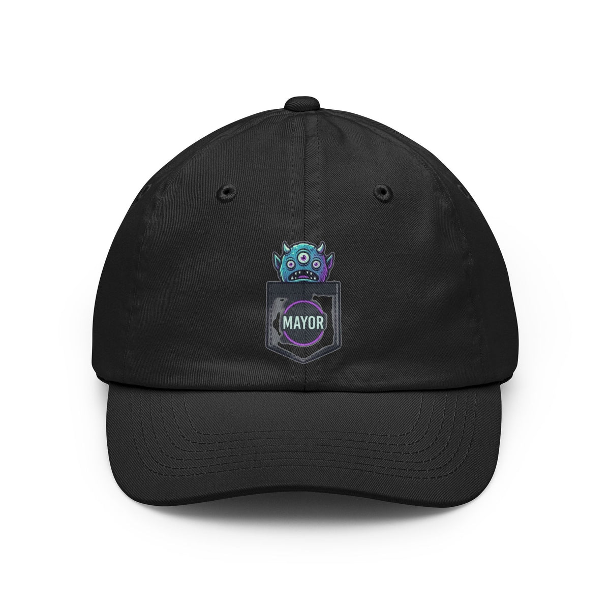 Color: Black | Mayor Of Halloweentown Dad Hat — Graphic