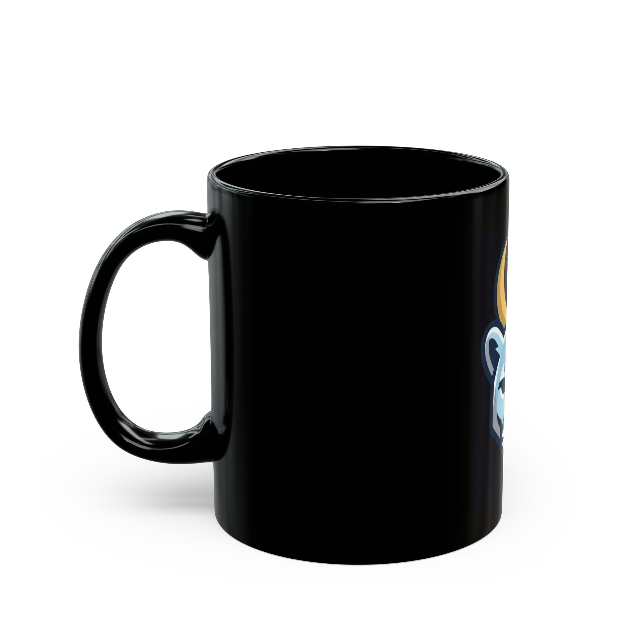 "January Legend" Black Ceramic Mug — Graphic