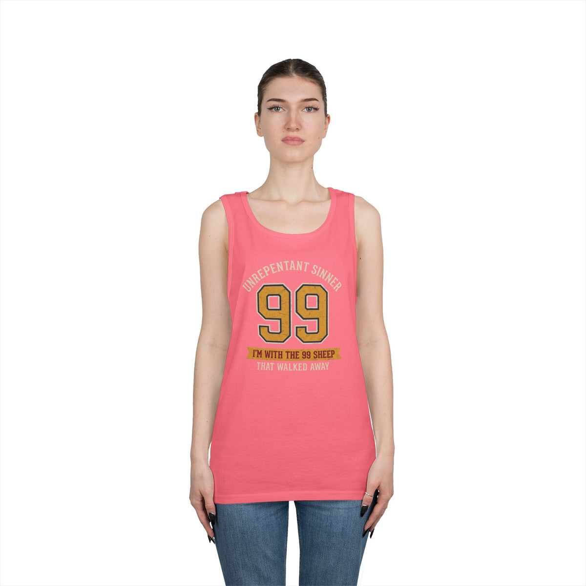 "Good Book Series 99 Unrepentant Sinner" Tank Top