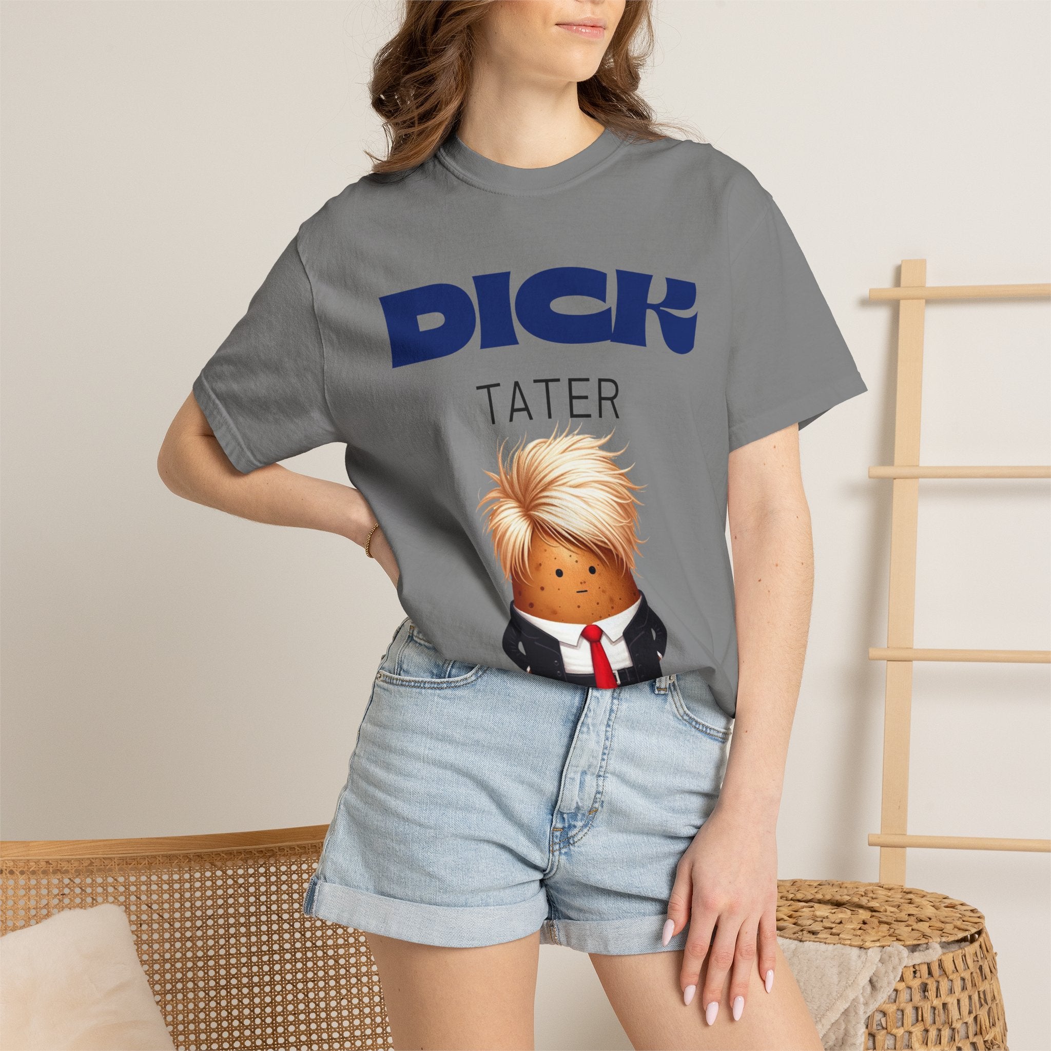 "The Dick Tater (Executive Spud Edition)" Unisex Garment-Dyed T-shirt