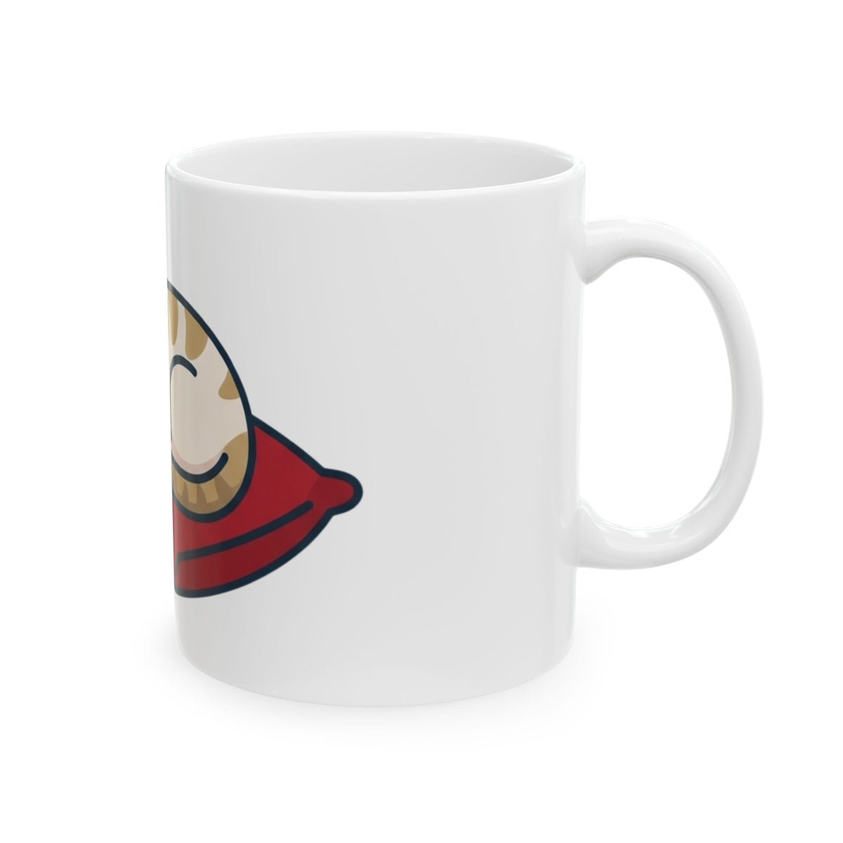 "Deck The Halls And Take A Nap" White Ceramic Mug — Graphic