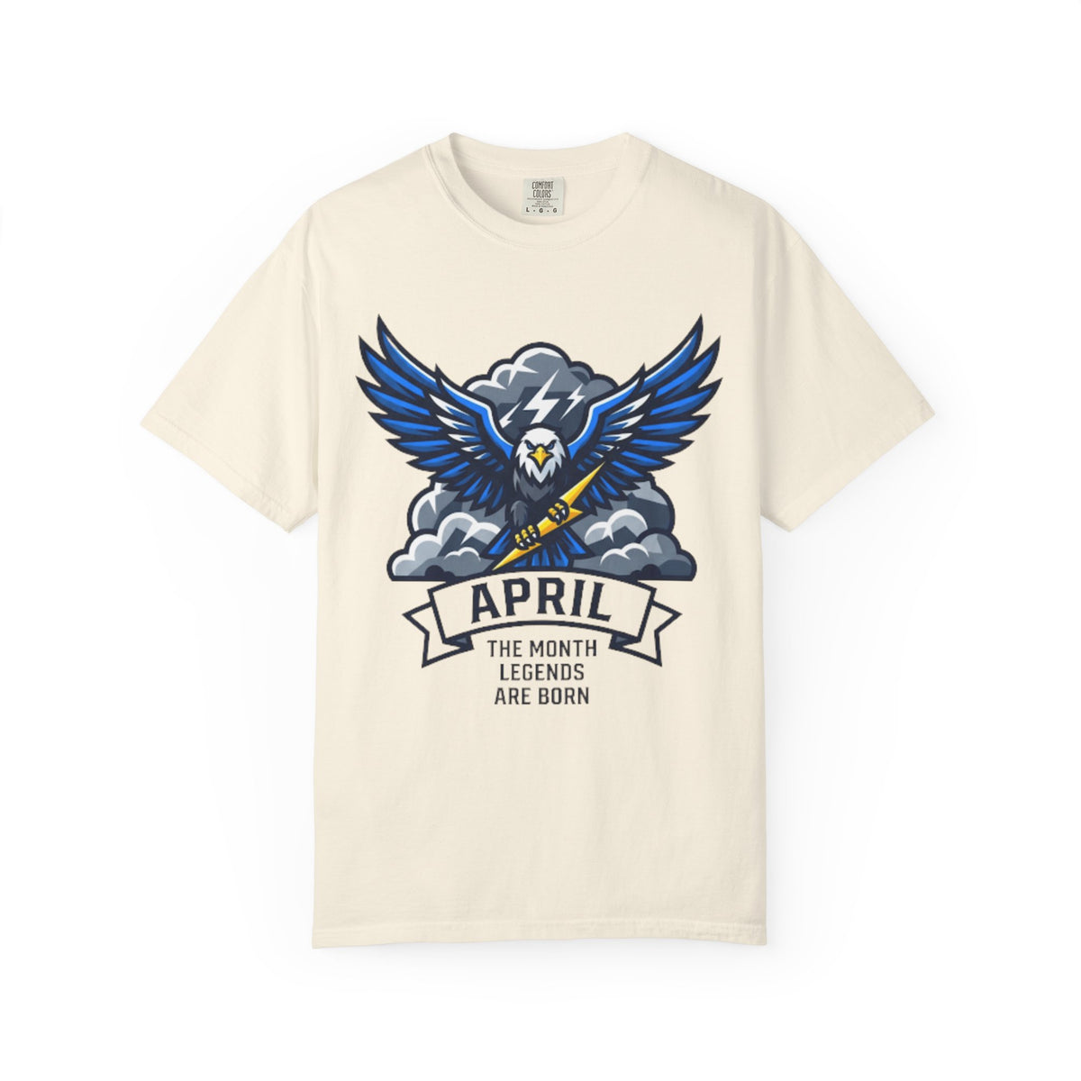 Color: Ivory | April Legend Unisex Garment-Dyed Tee