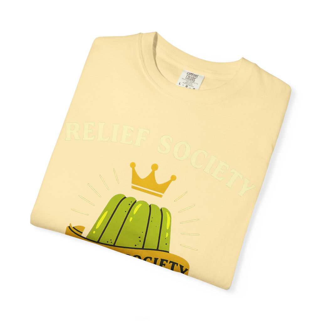 "Relief Society Bake-Off Champion" Unisex Garment-Dyed T-shirt