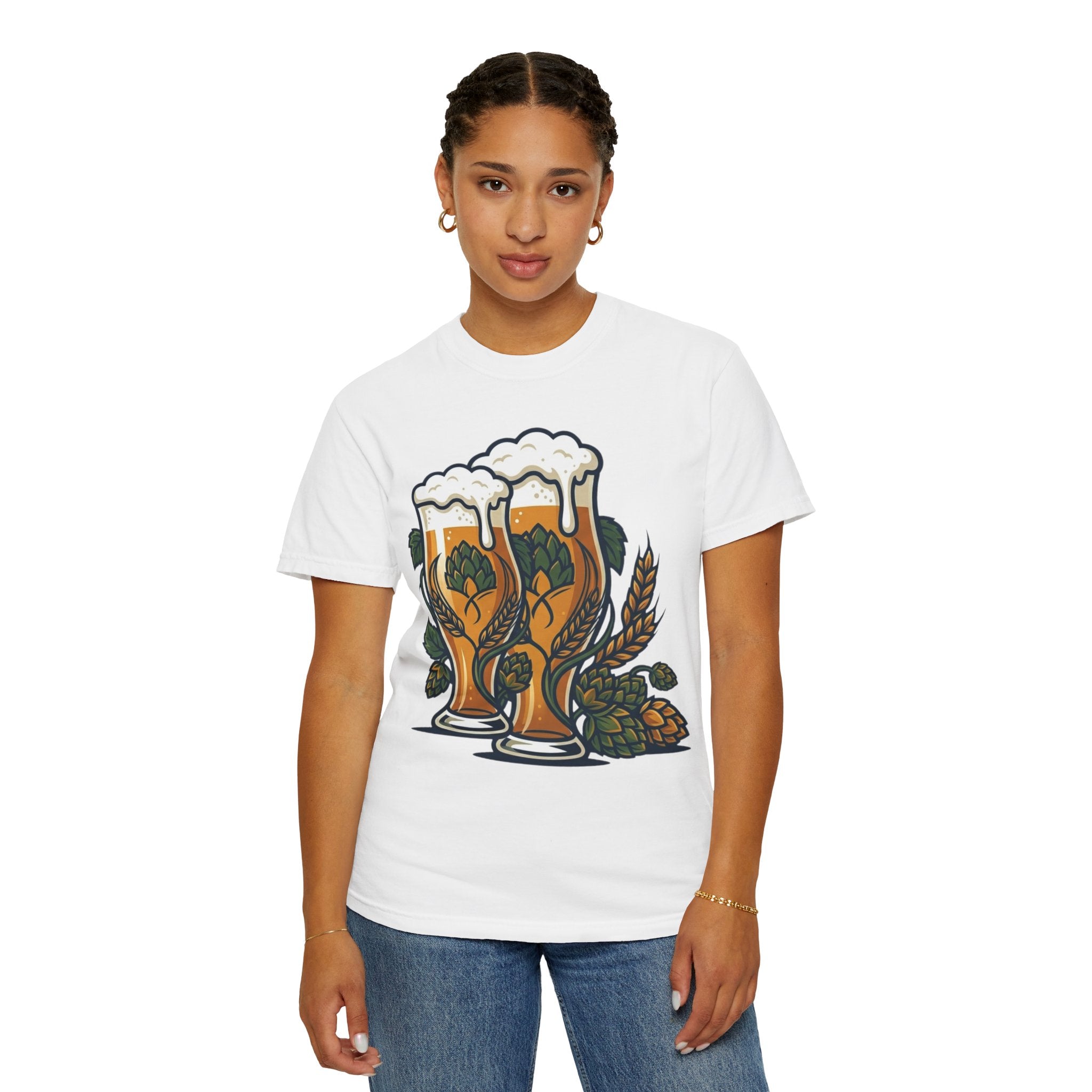 "Beer" Unisex Garment-Dyed Tee