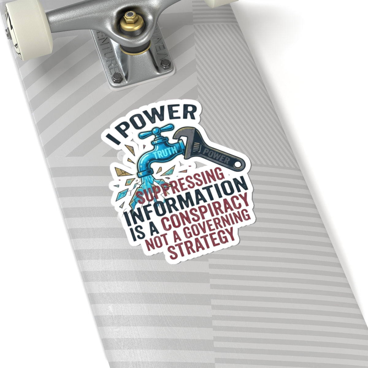 "Protest Series - Let It Flow" Sticker — Main