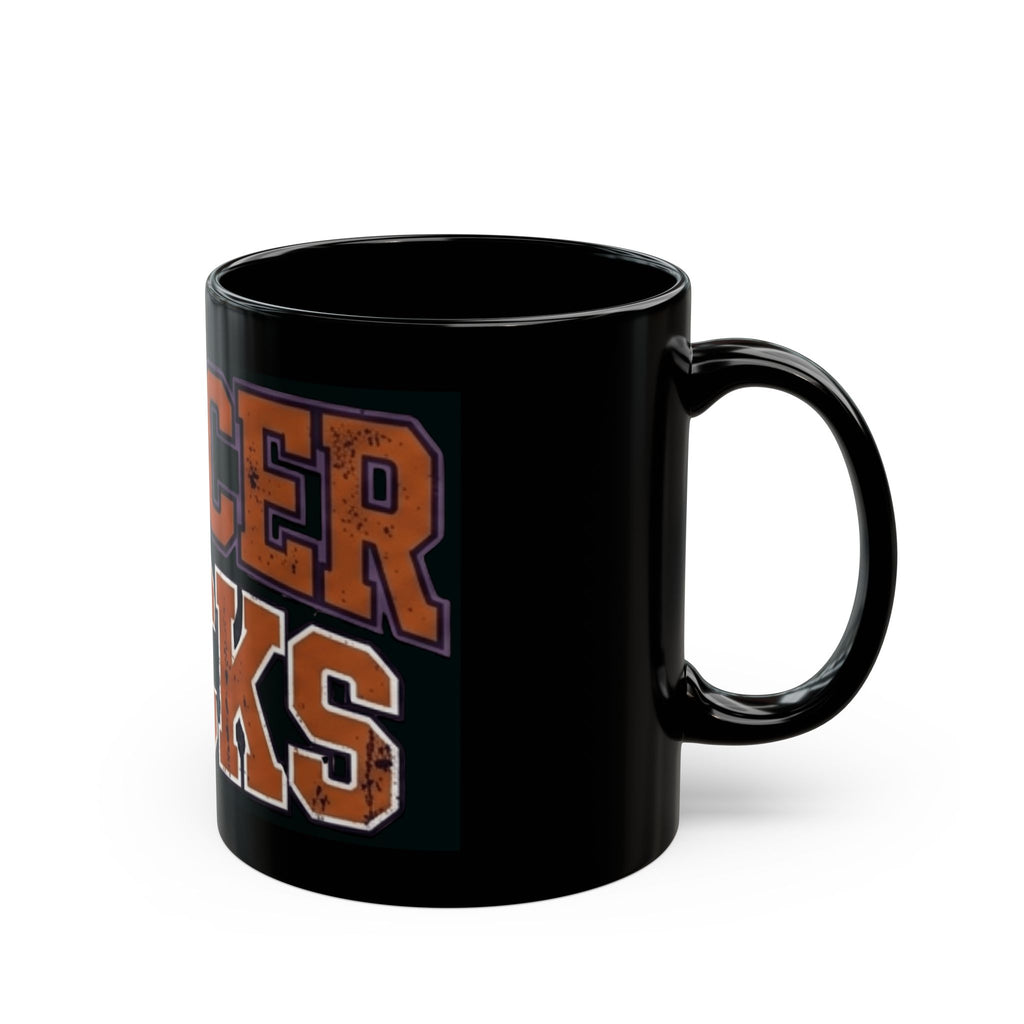 "Cancer Sucks" Black Ceramic Mug