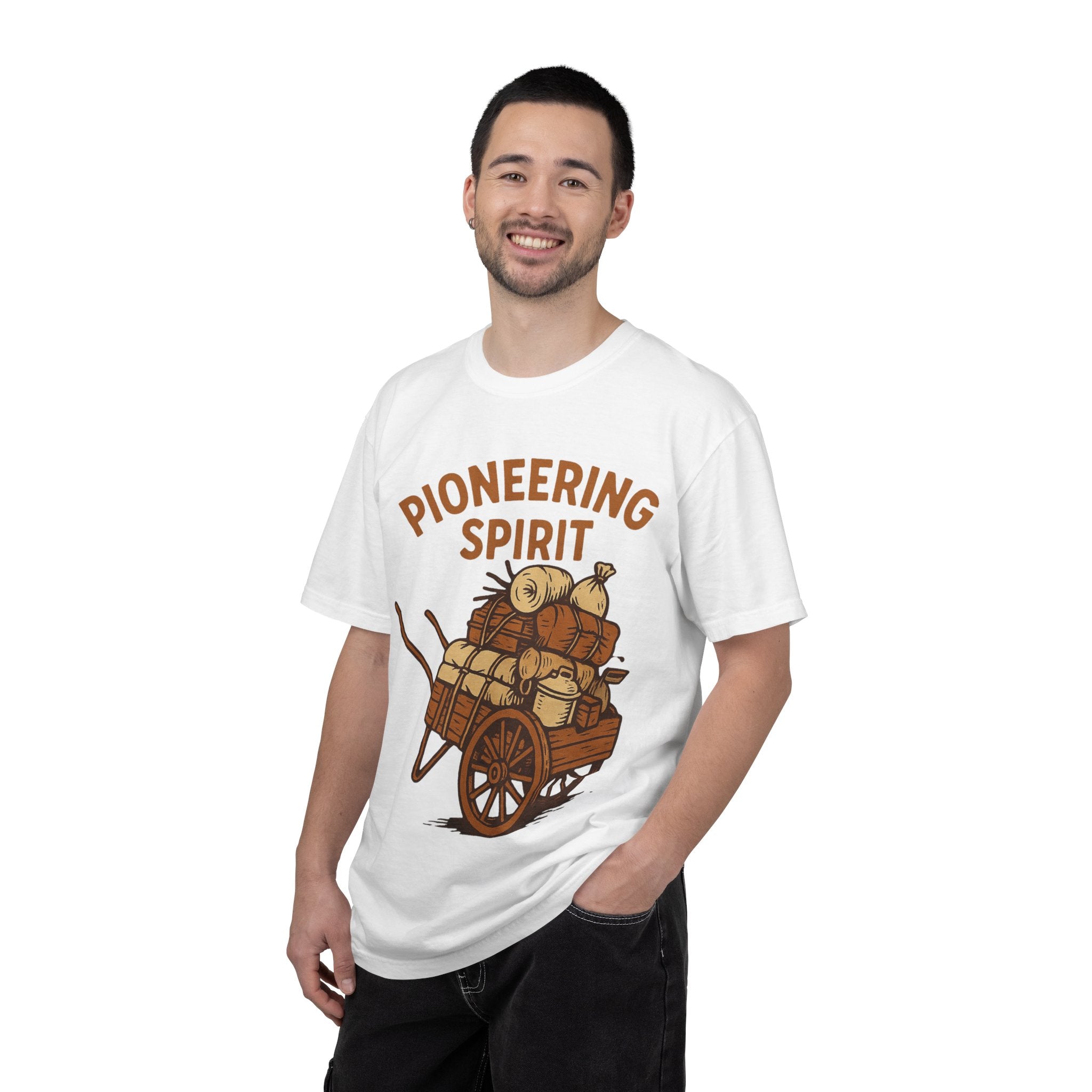 "Pioneering Spirit" Unisex Garment-Dyed T-shirt