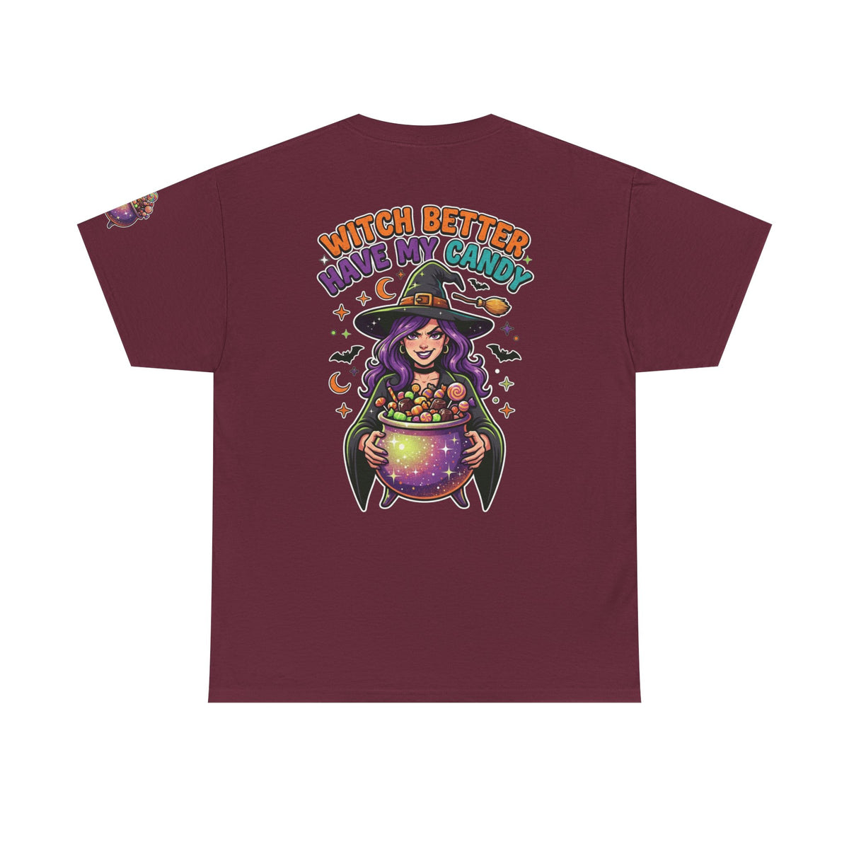 Color: Maroon | Witch Better Have My Candy Premium Graphic Tee