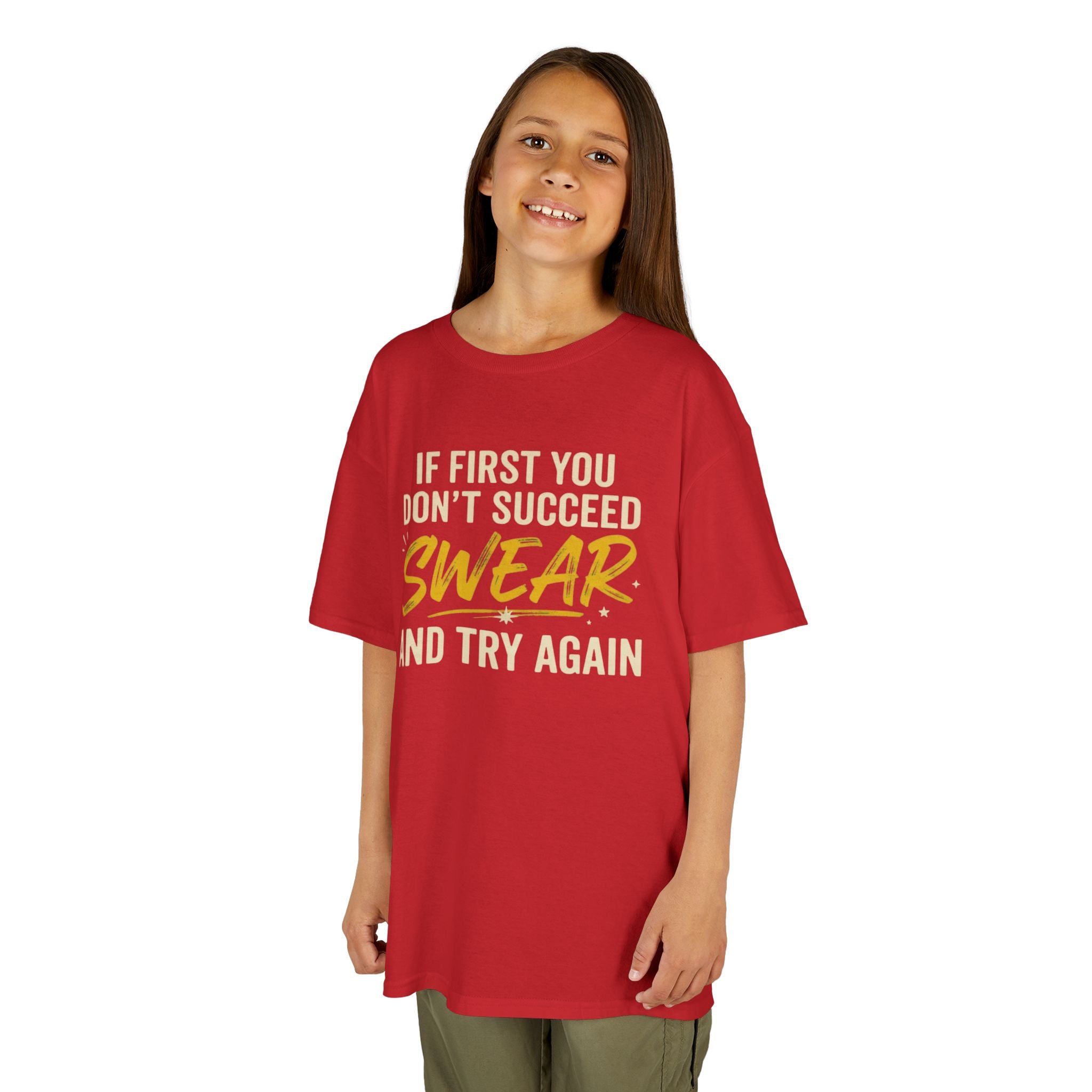 "Swear And Try Again" Kids Tee