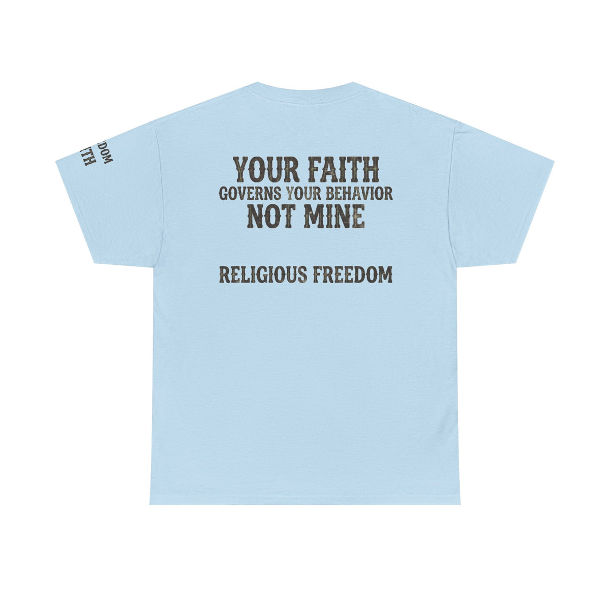 Color: Light Blue | Religious Freedom Premium Graphic Tee