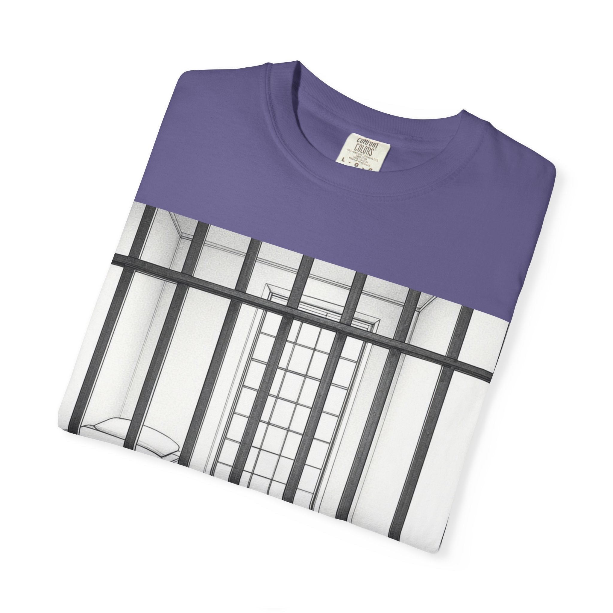 "86-47 Jail Cell" Unisex Garment-Dyed T-shirt