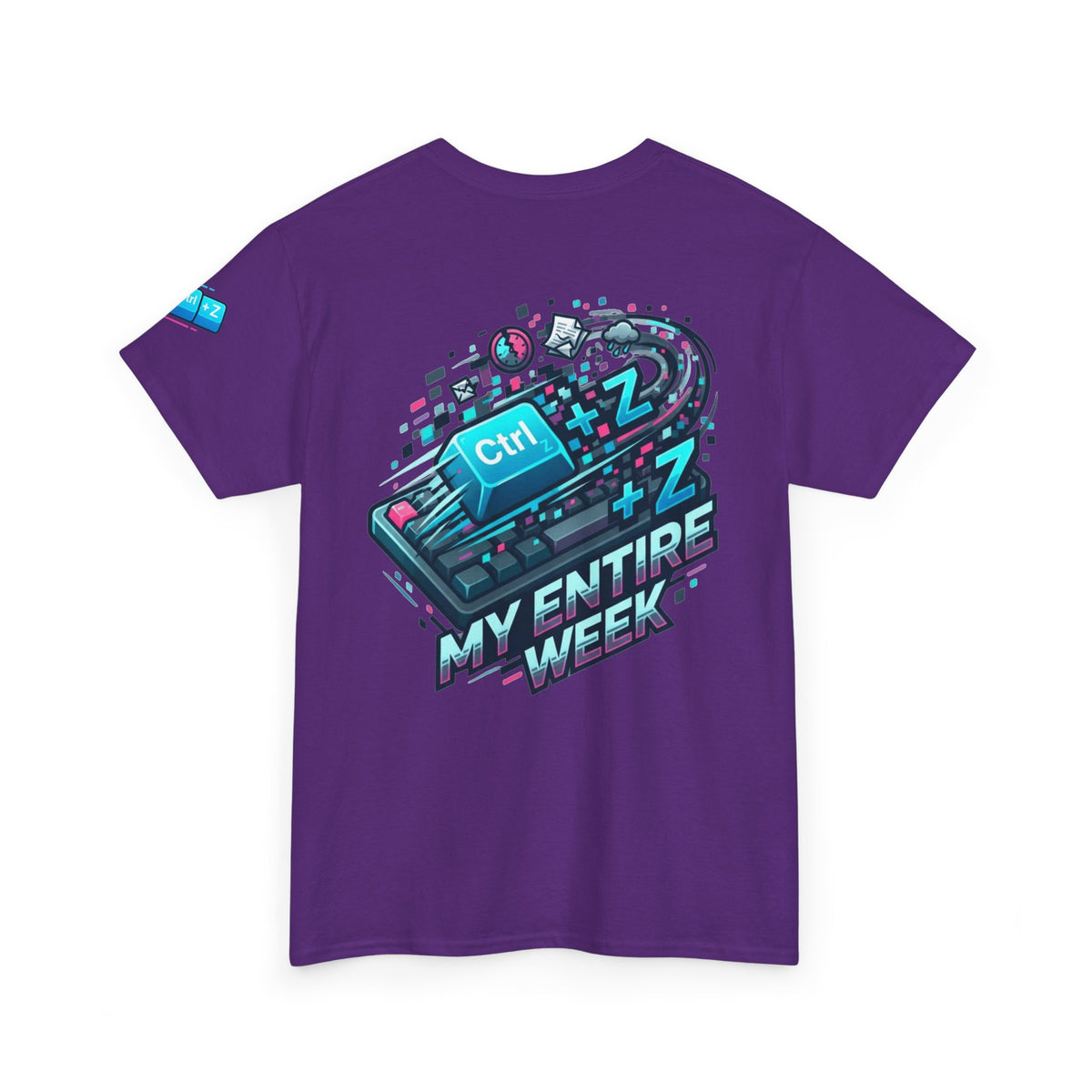CTRL Z My Entire Week Premium Graphic Tee