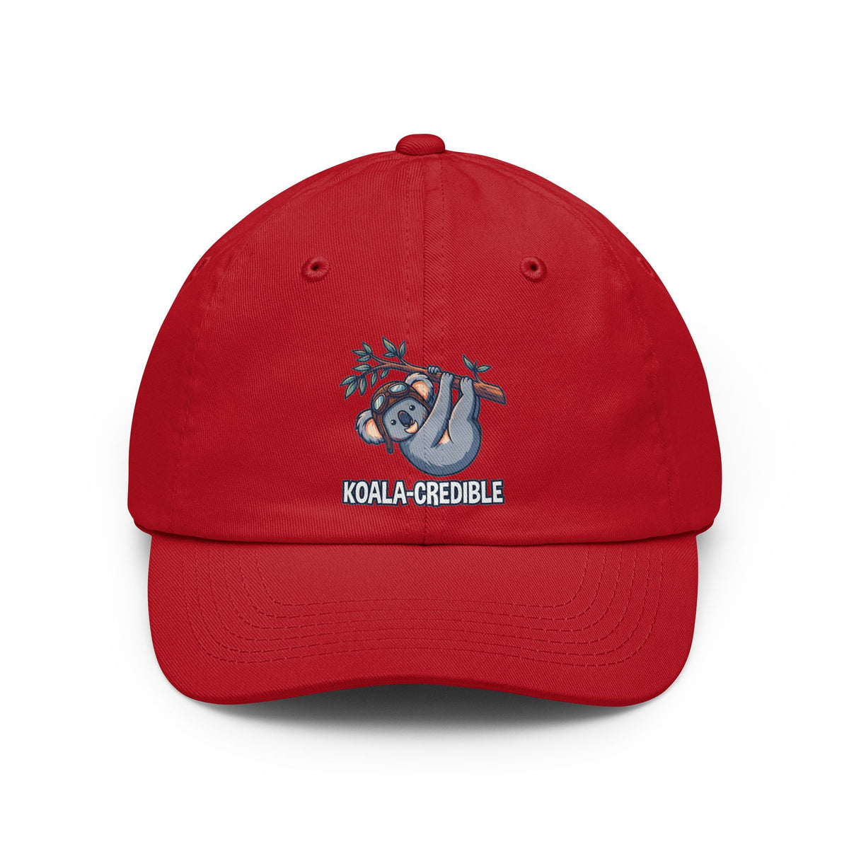Color: Red | Koala Credible Dad Hat