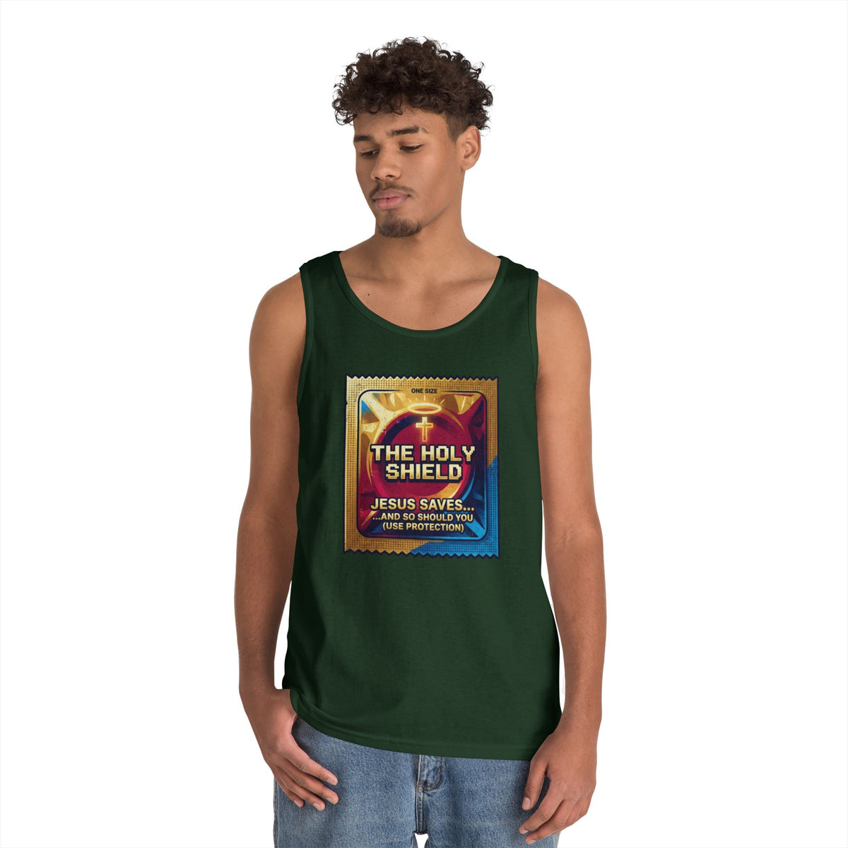"Good Book Series The Holy Shield" Tank Top