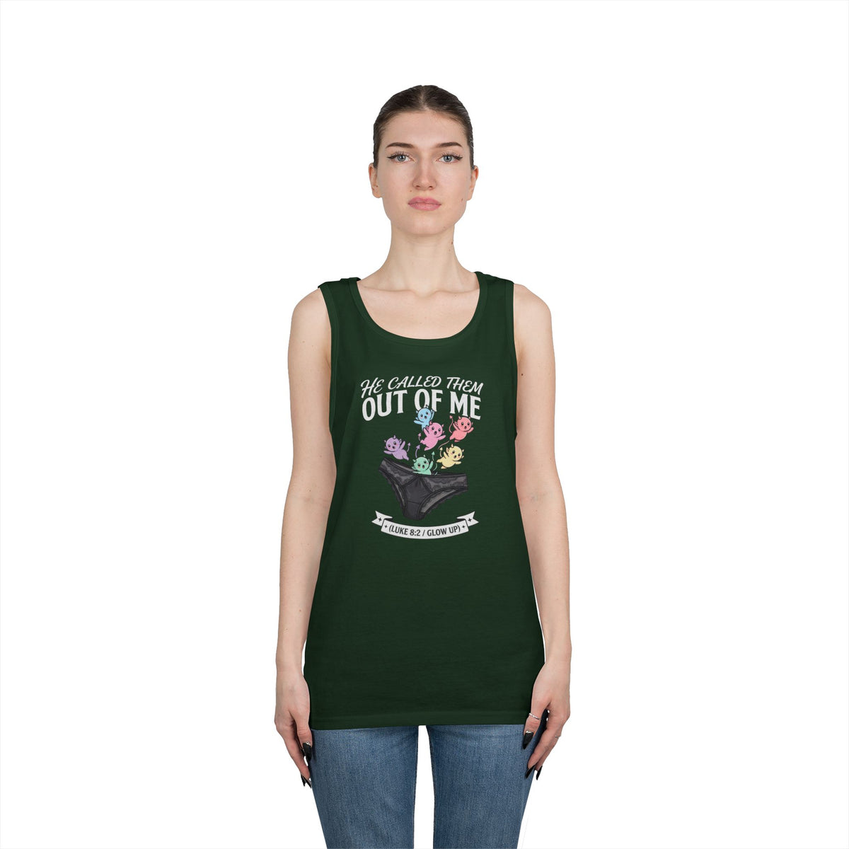 "Good Book Series He Called Them Out Of Me" Tank Top