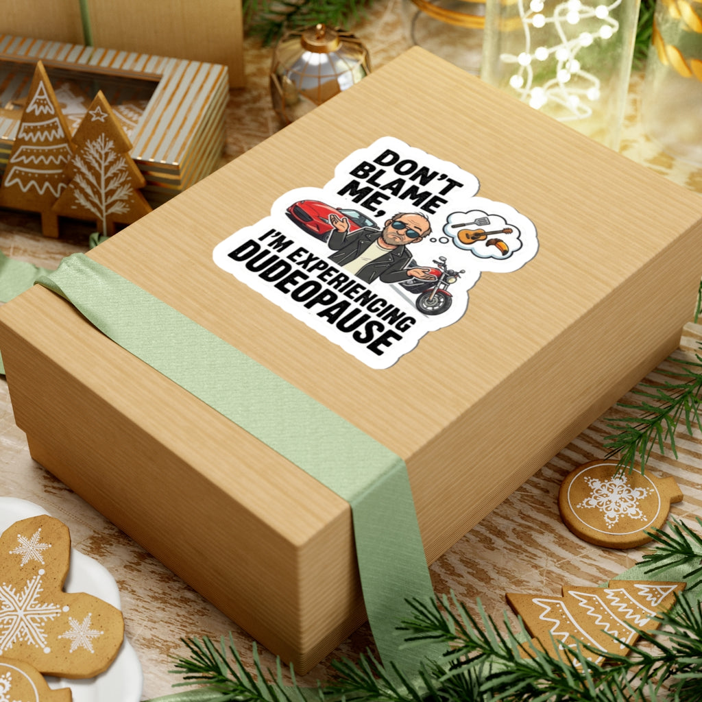 Dudepause: It's a Thing | Kiss-Cut Sticker — AttitudeShirts