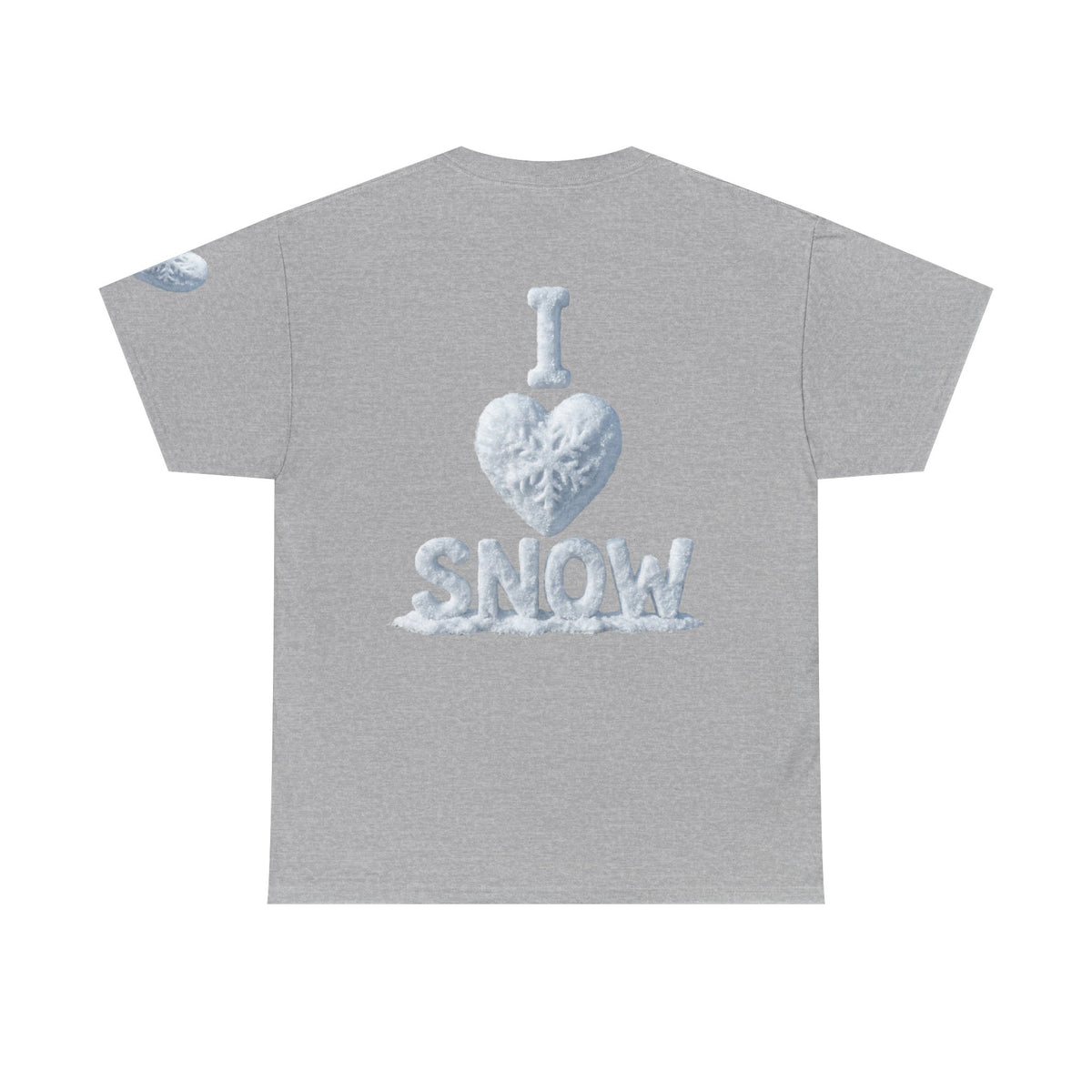 Color: Sport Grey | I Love Snow Premium Graphic Tee