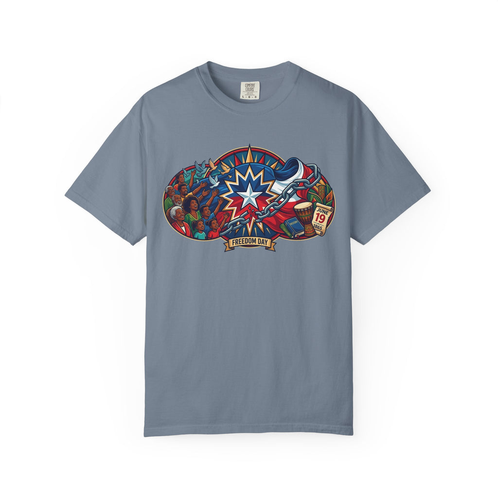 "Juneteenth" Unisex Garment-Dyed Tee