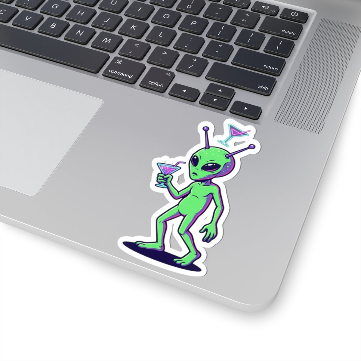 "Drunk Alien" Sticker — Main