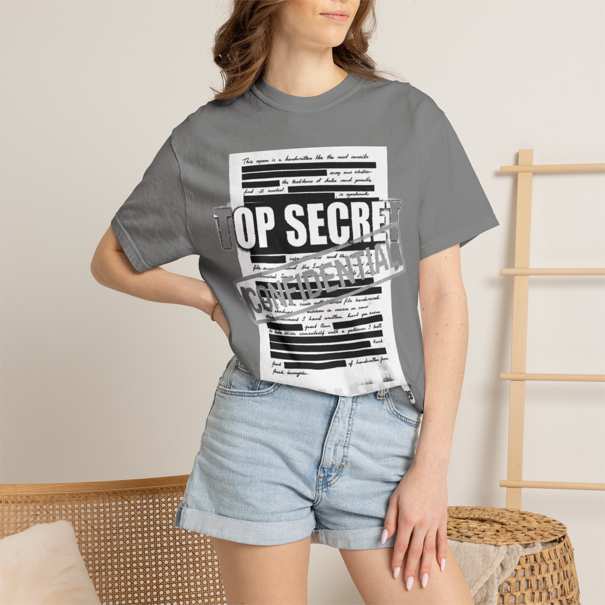 Classified Information Enthusiast | Garment-Dyed Tee — AttitudeShirts