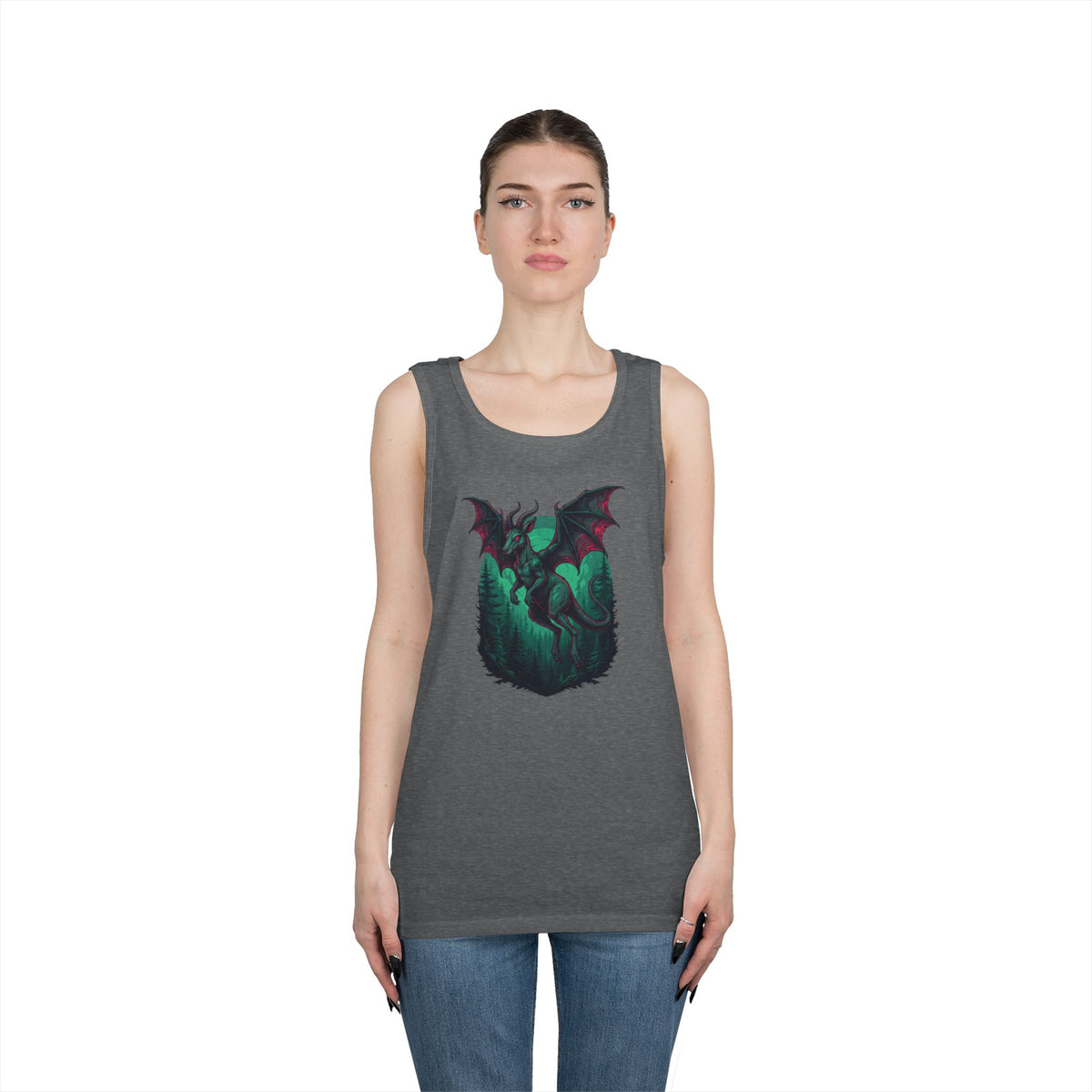 Color: Graphite Heather | The Jersey Devil (New Jersey, USA) Tank Top