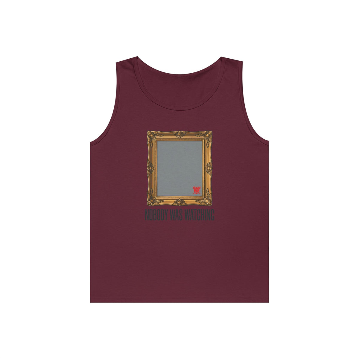 Color: Maroon | Nobody Was Watching Tank Top