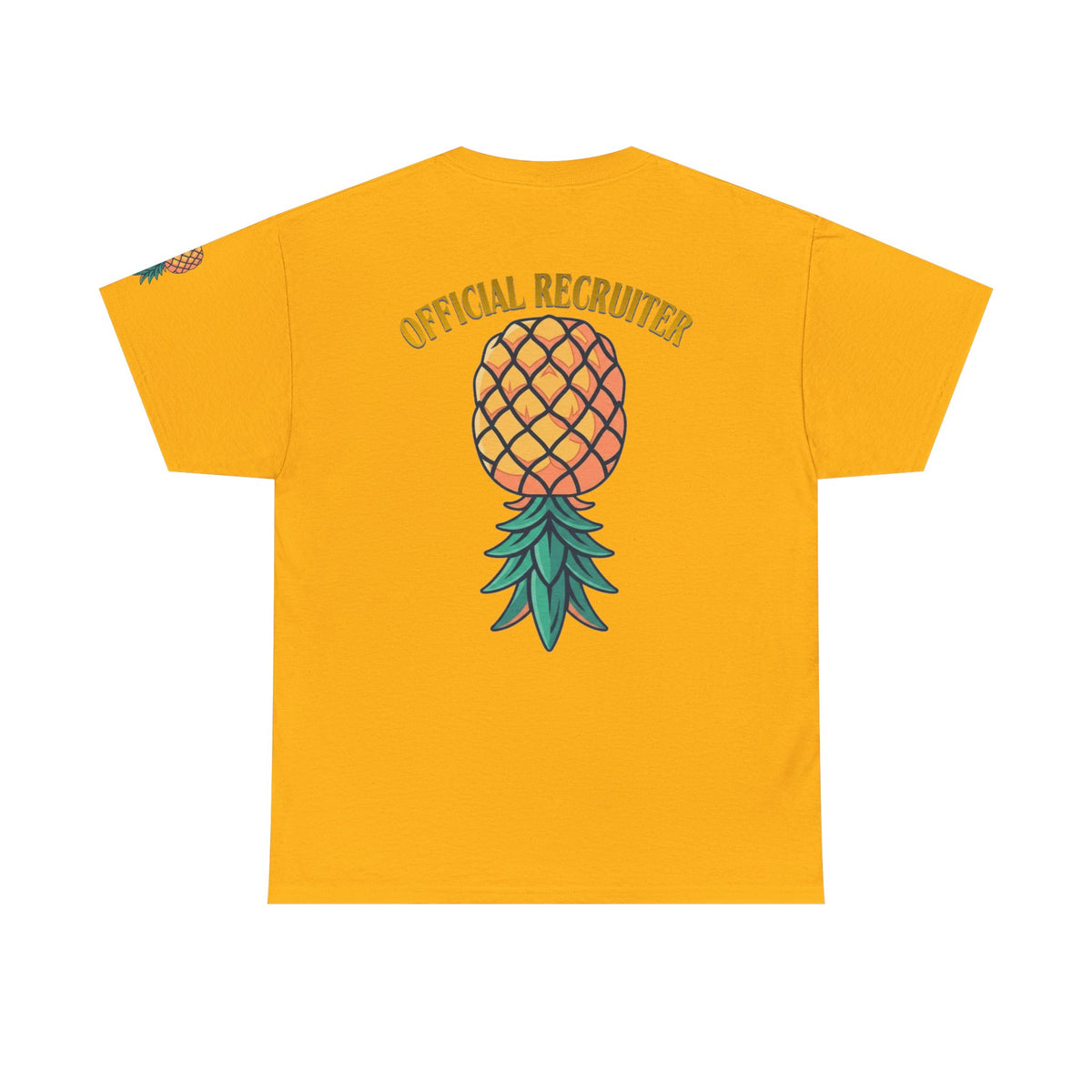Color: Gold | Official Recruiter Premium Graphic Tee