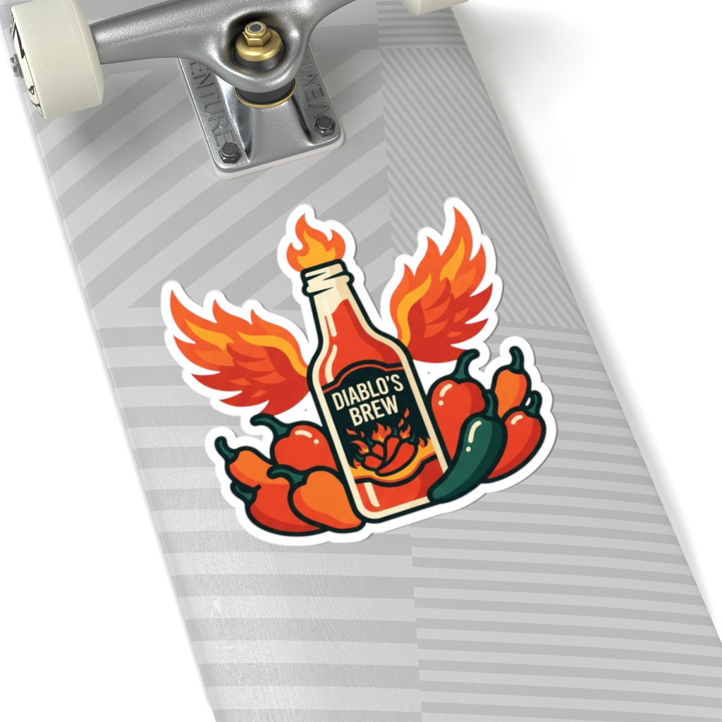 "Burns Coming Out" Sticker
