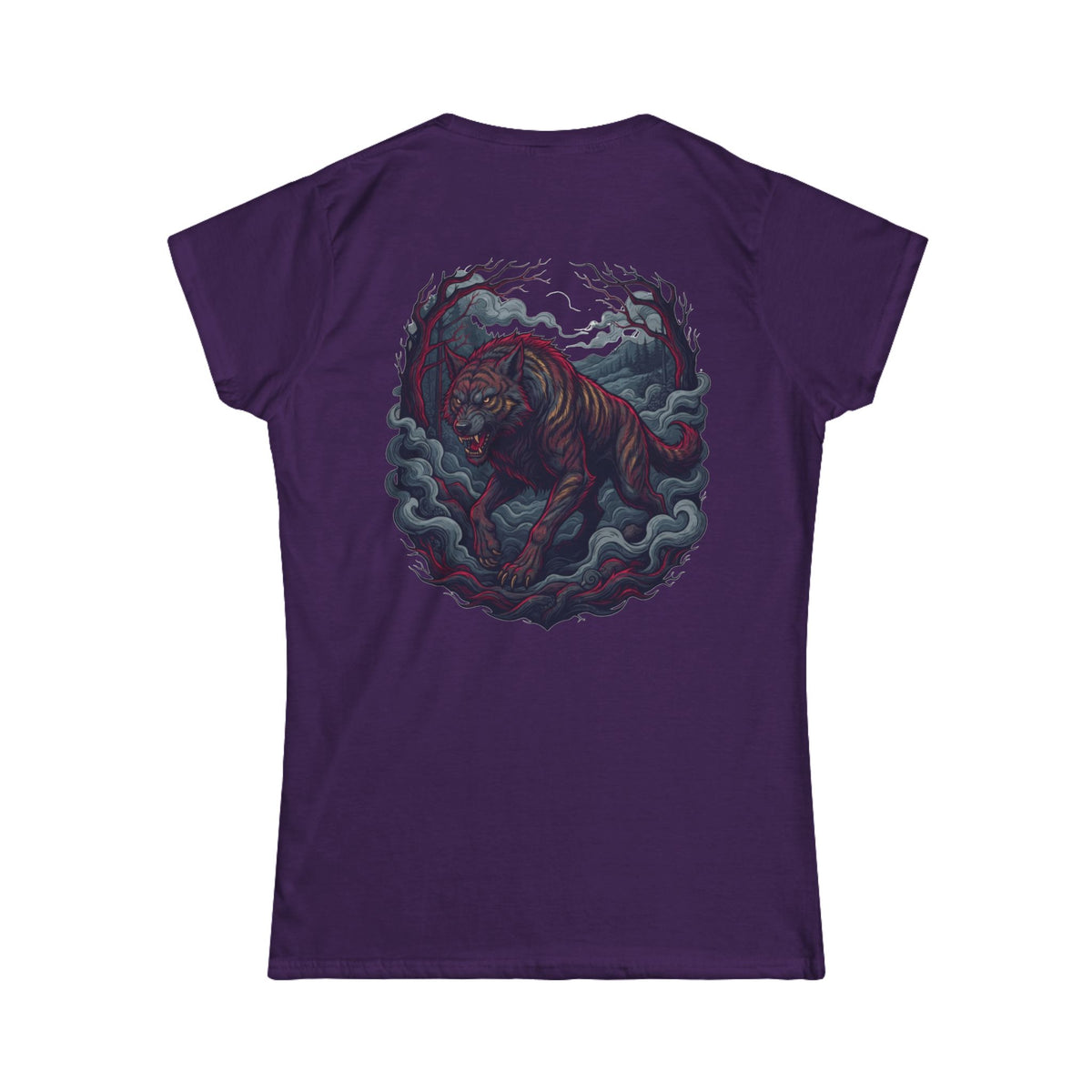 Color: Purple | The Beast of Gévaudan (France) Women's Tee