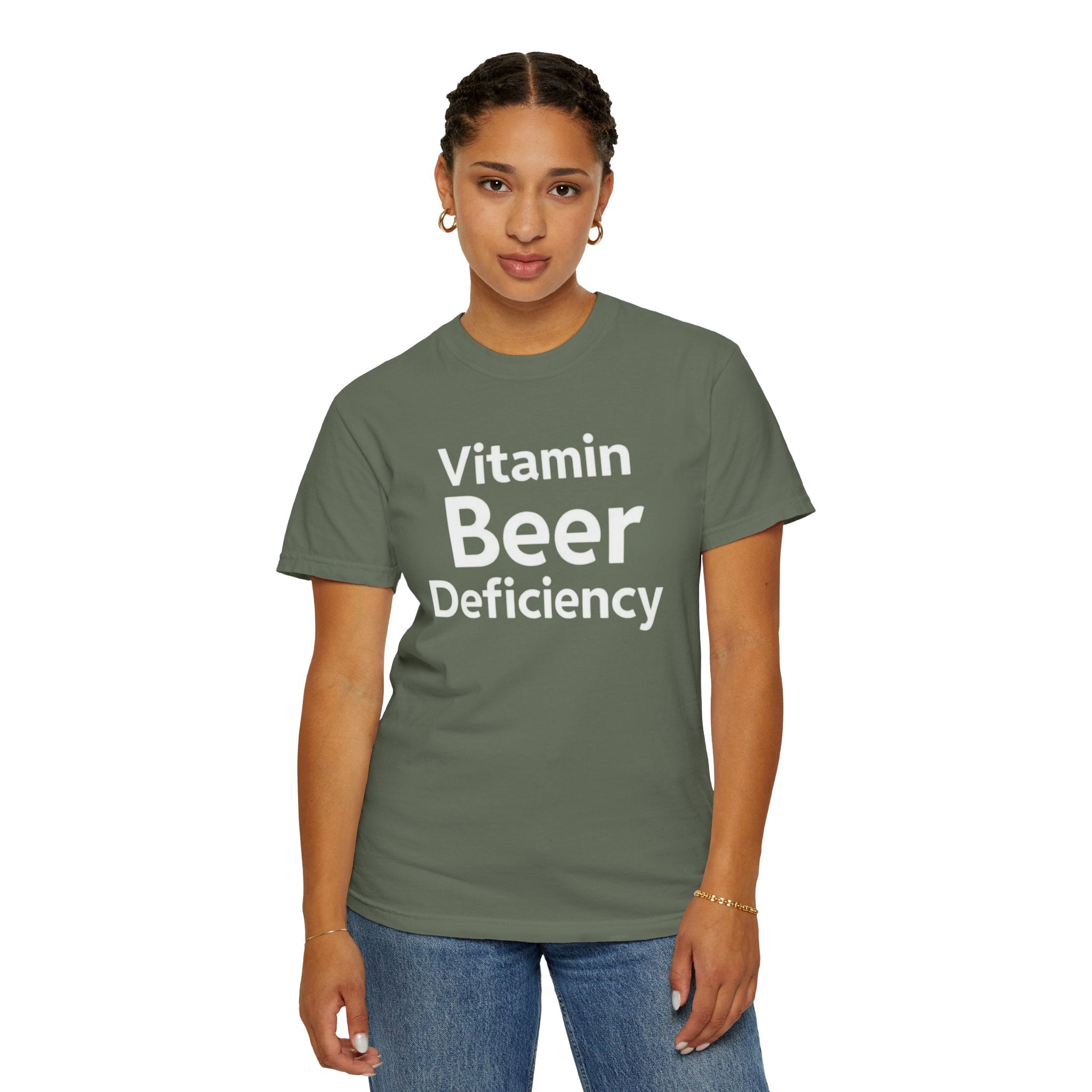 "Vitamin Beer" Unisex Garment-Dyed T-shirt
