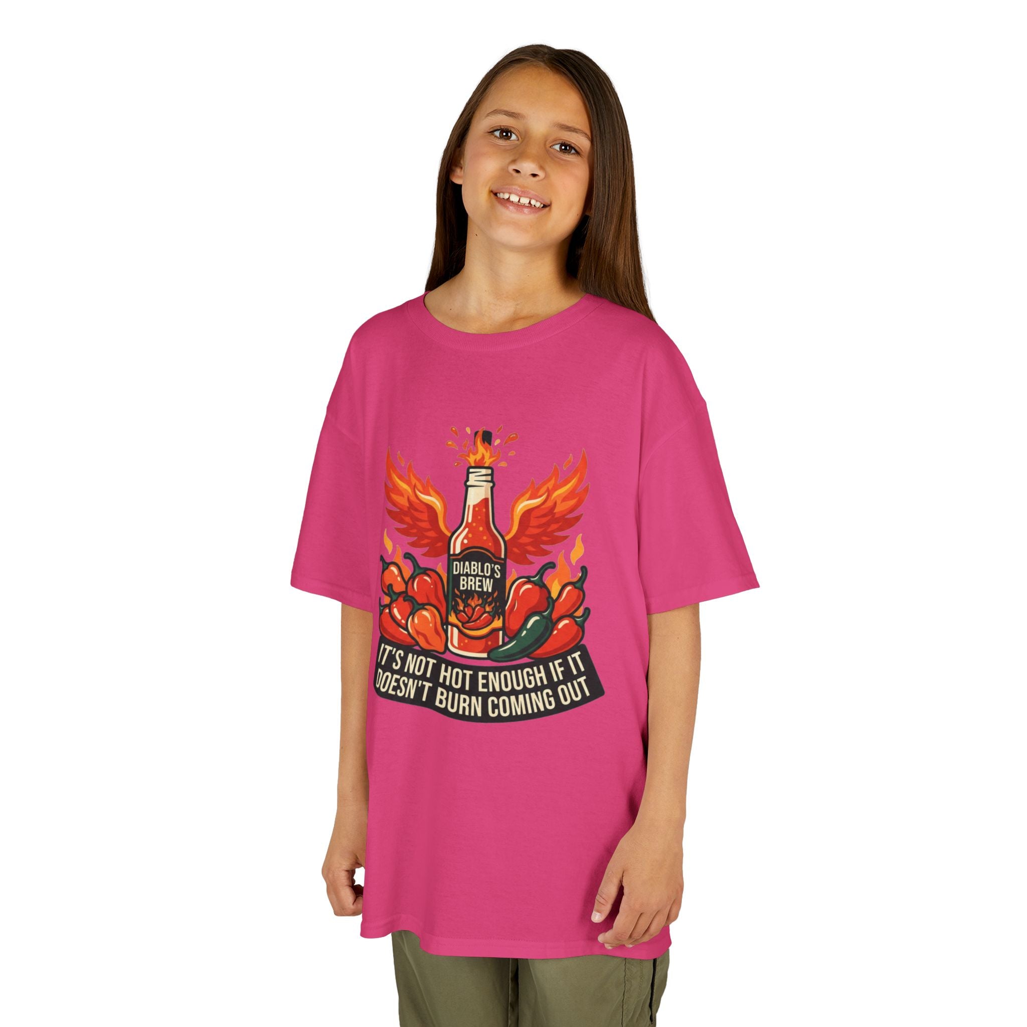 "Burns Coming Out" Kids Tee