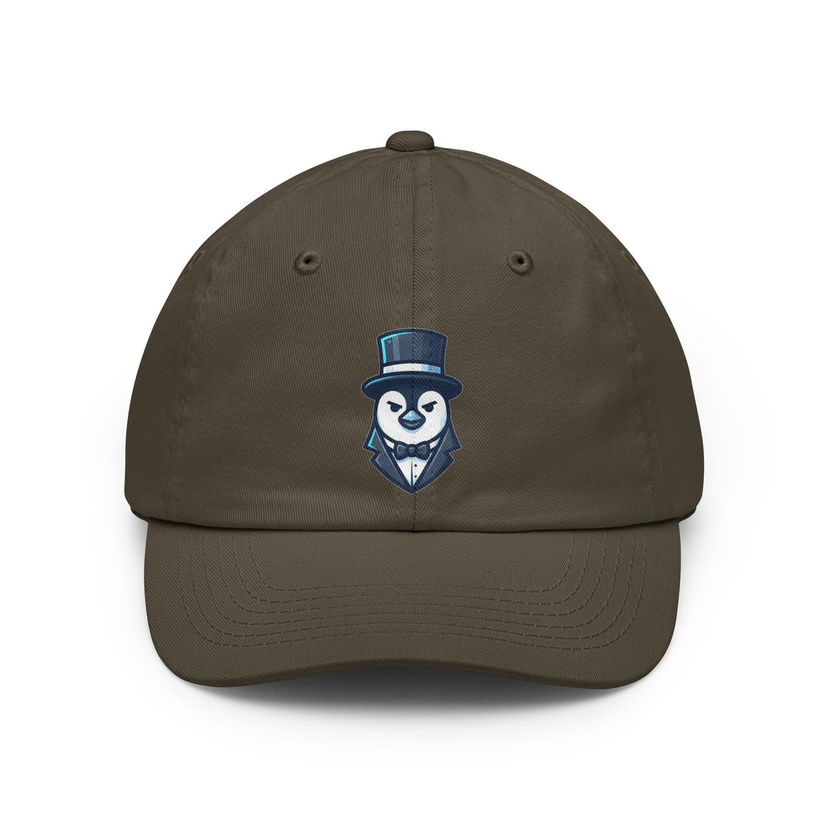 Color: Olive | Penguin Credible Dad Hat — Graphic