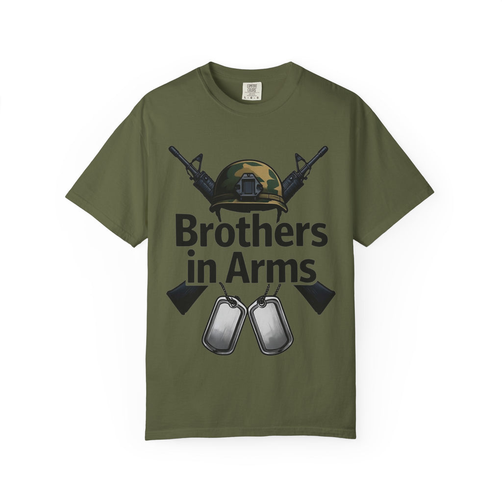 "Brothers in Arms" Unisex Garment-Dyed T-shirt