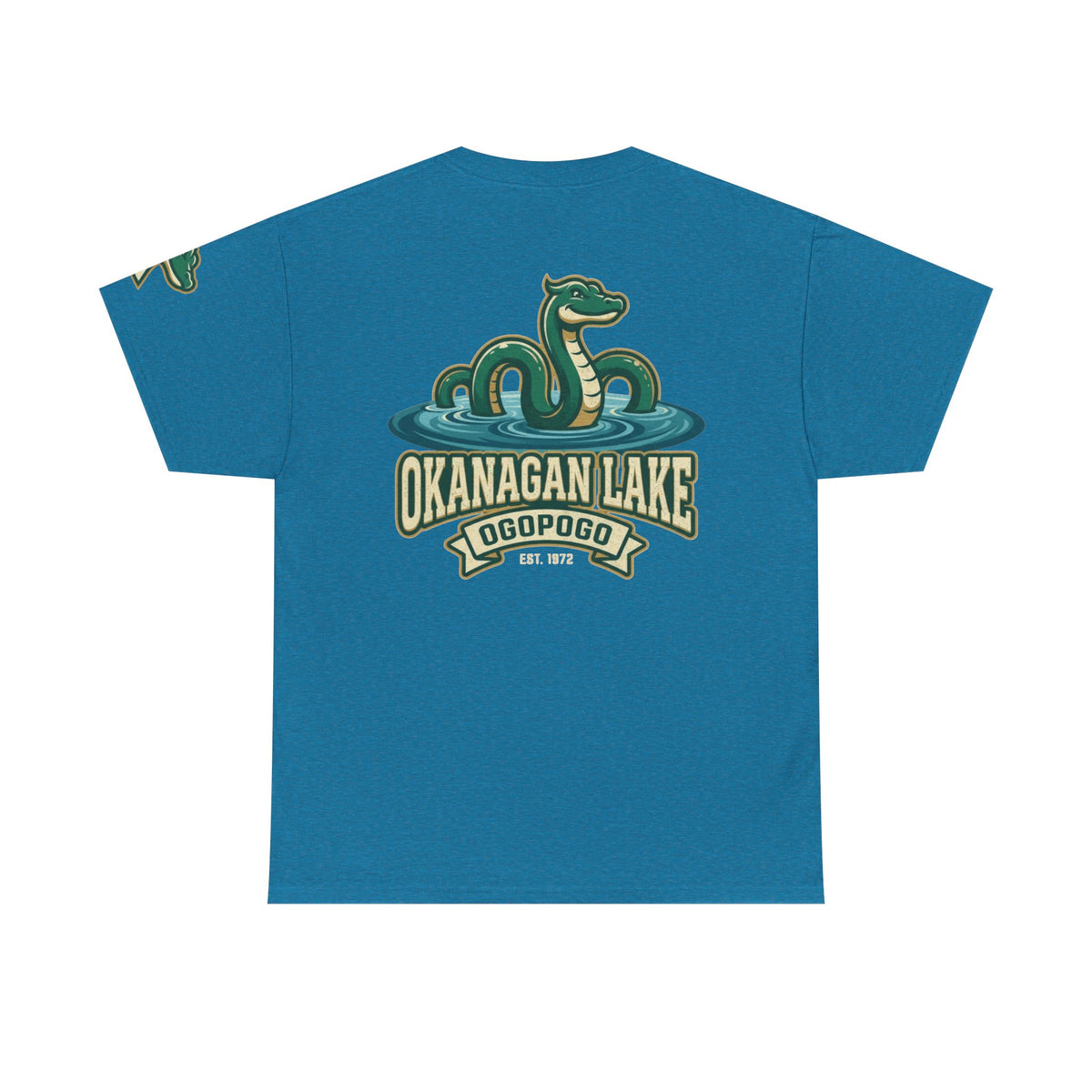 Color: Antique Sapphire | Ogopogo (Canada) Premium Graphic Tee