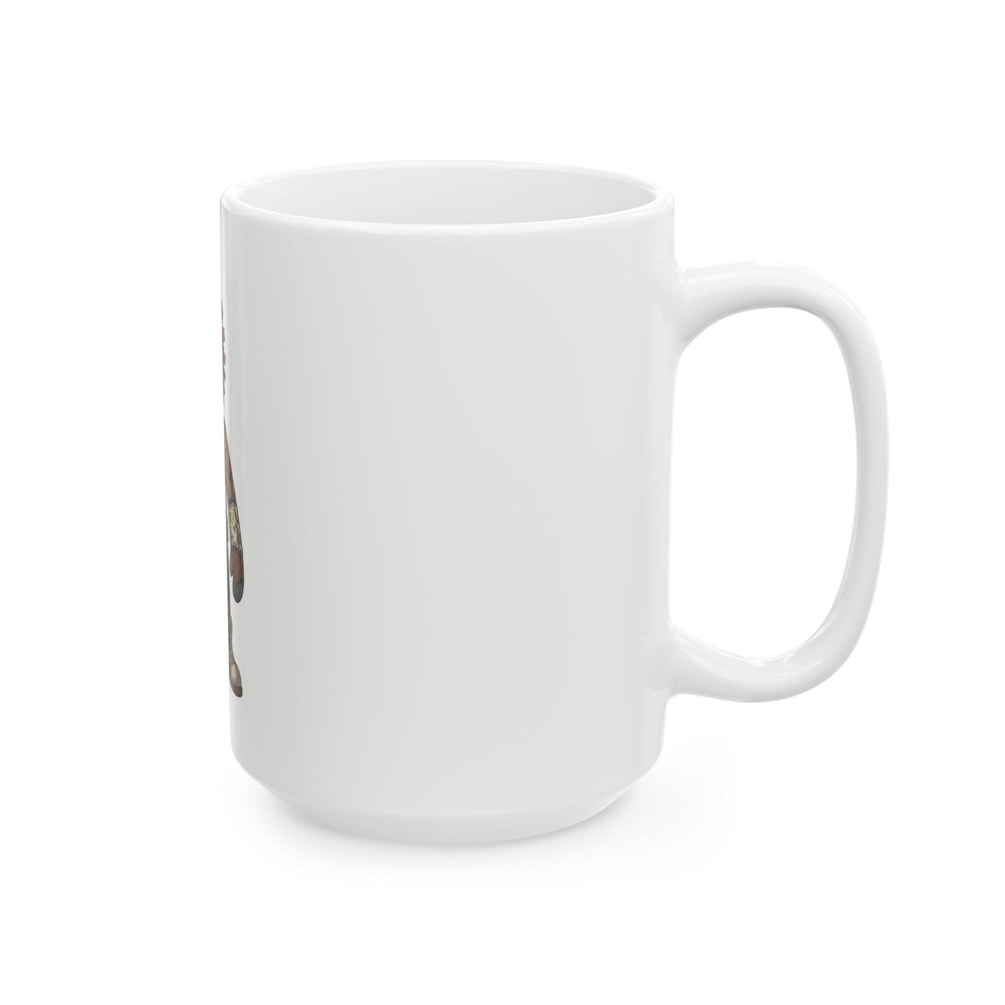 "Stitch" White Ceramic Mug