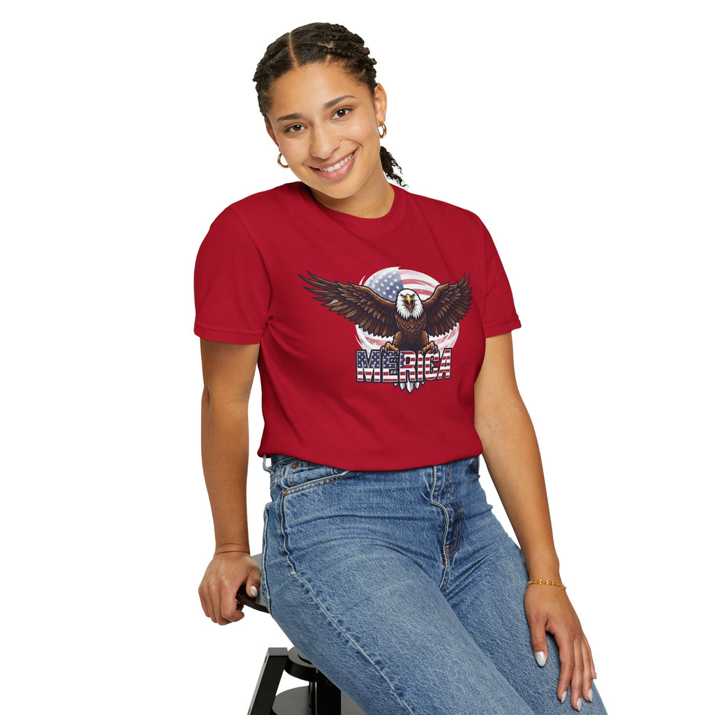 "Merica" Unisex Garment-Dyed Tee