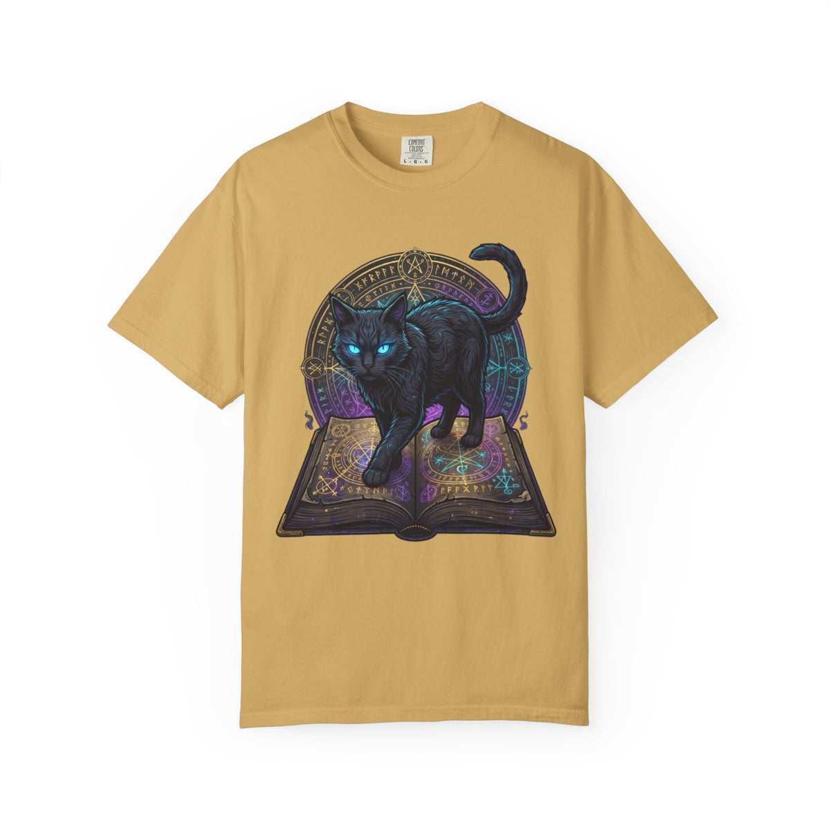"Guardian of the Book of Shadows" Unisex Garment-Dyed Tee