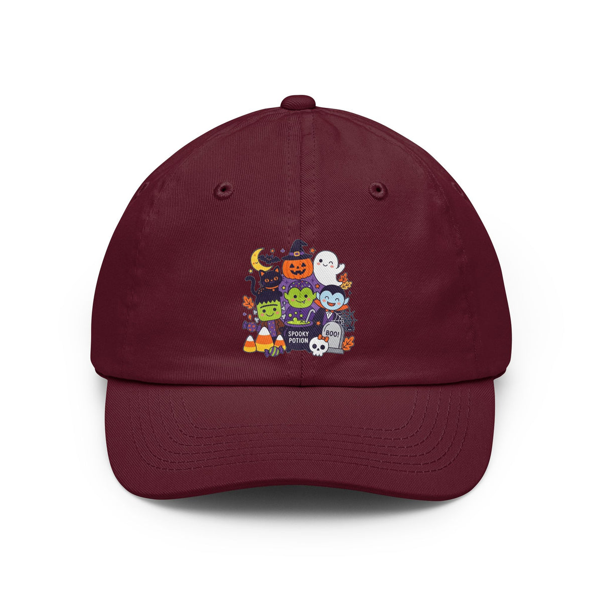Color: Maroon | Spooky Potion Dad Hat