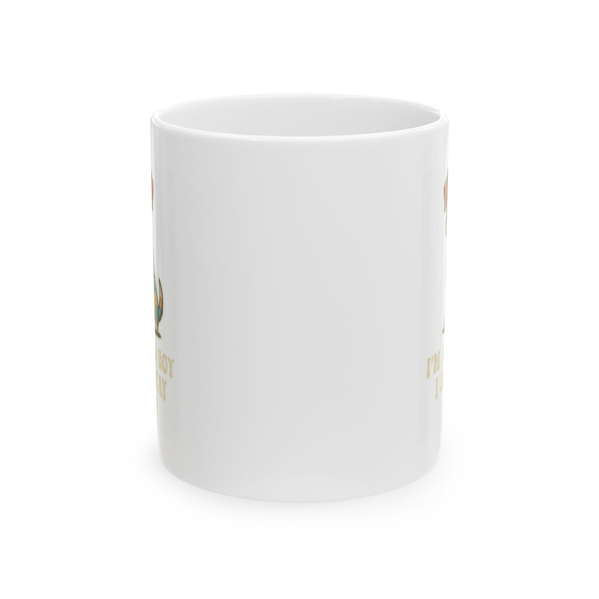 "I'm A Good Boy" White Ceramic Mug