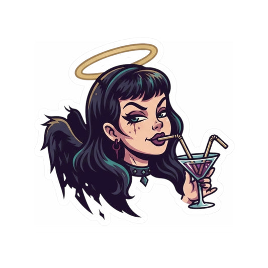 "Fallen From Grace and Loving the Drop" Sticker