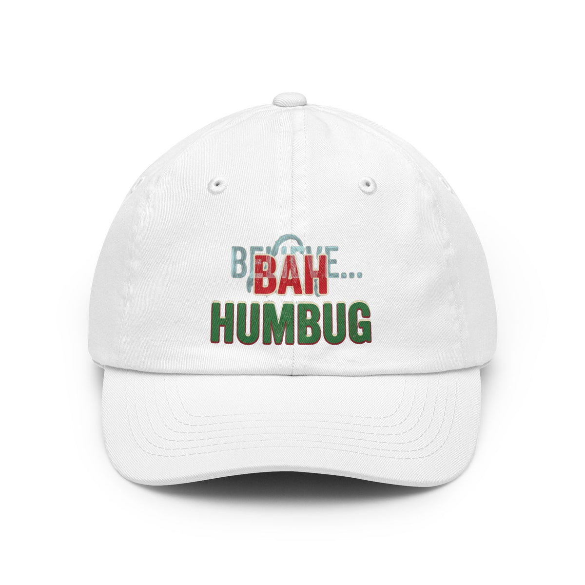 Color: White | Bah Humburg Dad Hat