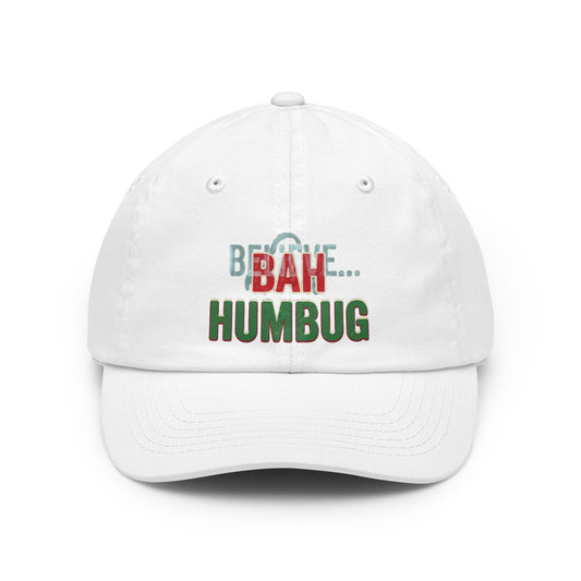 Color: White | Bah Humburg Dad Hat