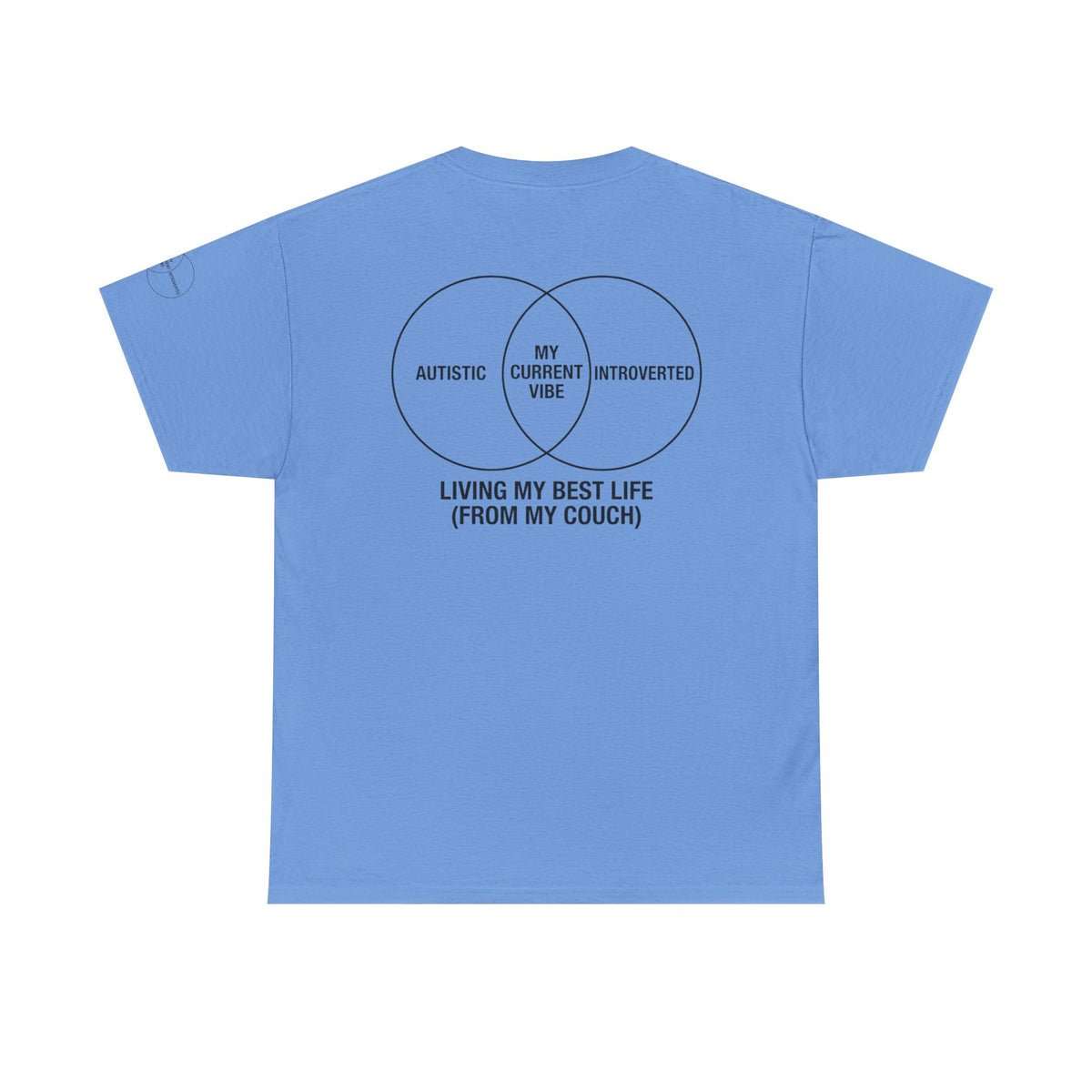 Color: Carolina Blue | Living My Best Life Premium Graphic Tee
