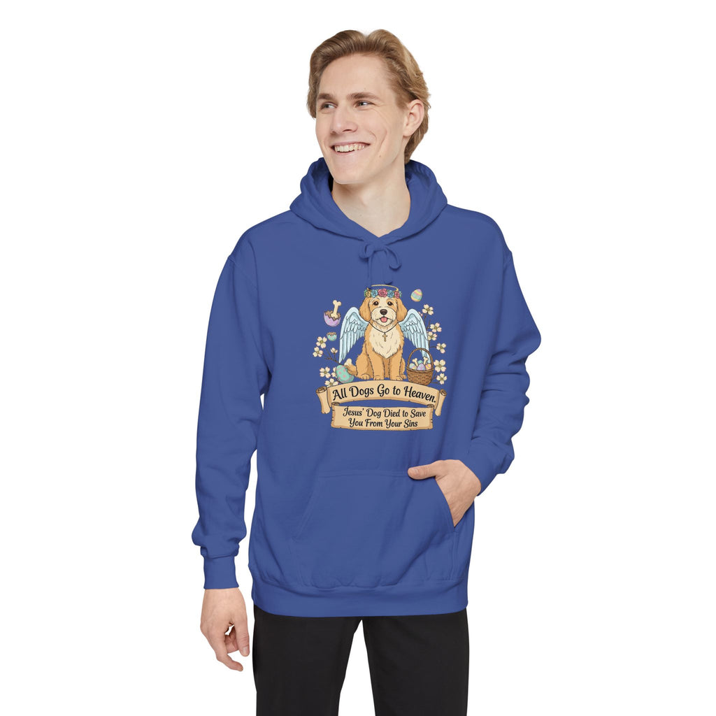 Heaven's Got a Paw Patrol | Garment-Dyed Hoodie — AttitudeShirts