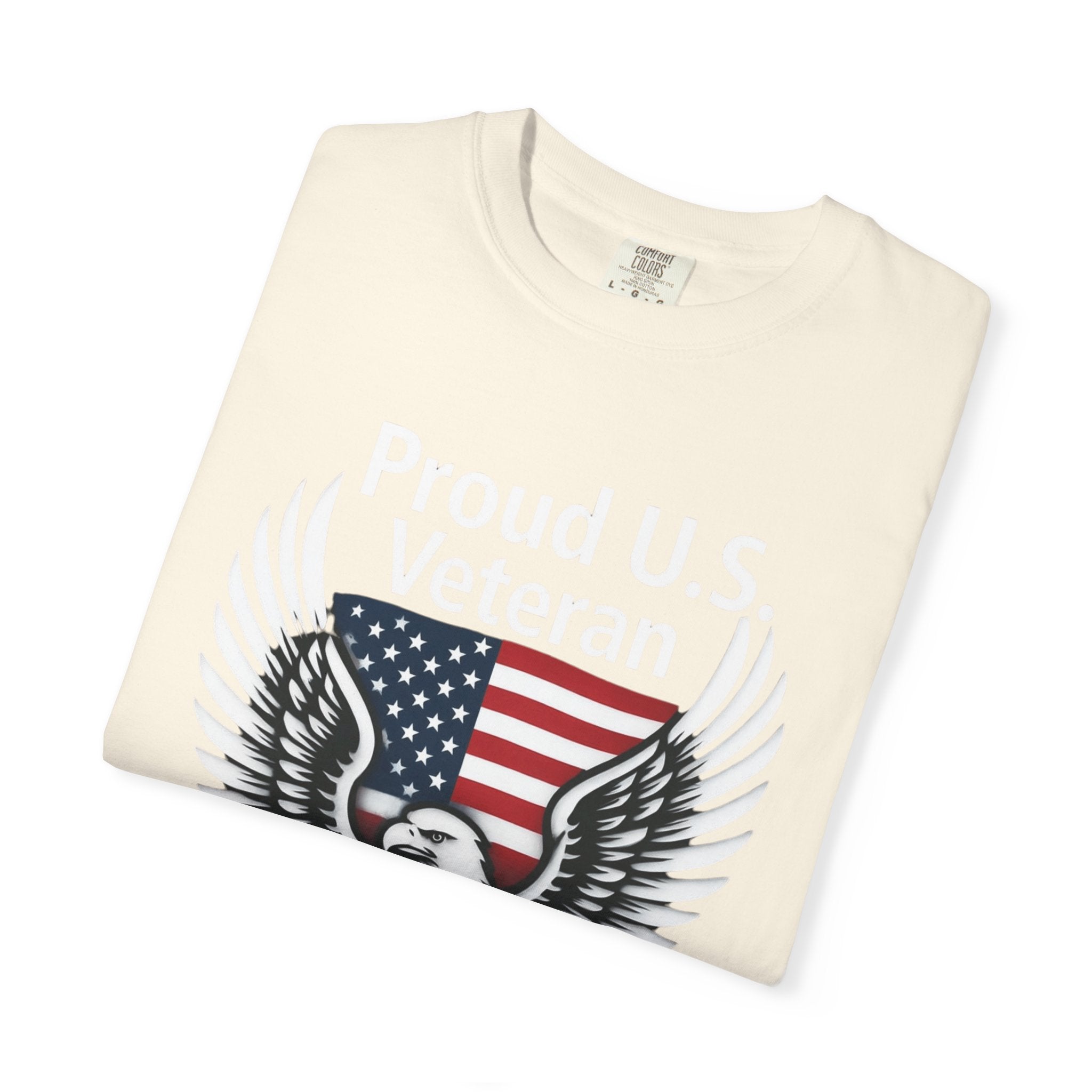 "Proud Veteran" Unisex Garment-Dyed T-shirt