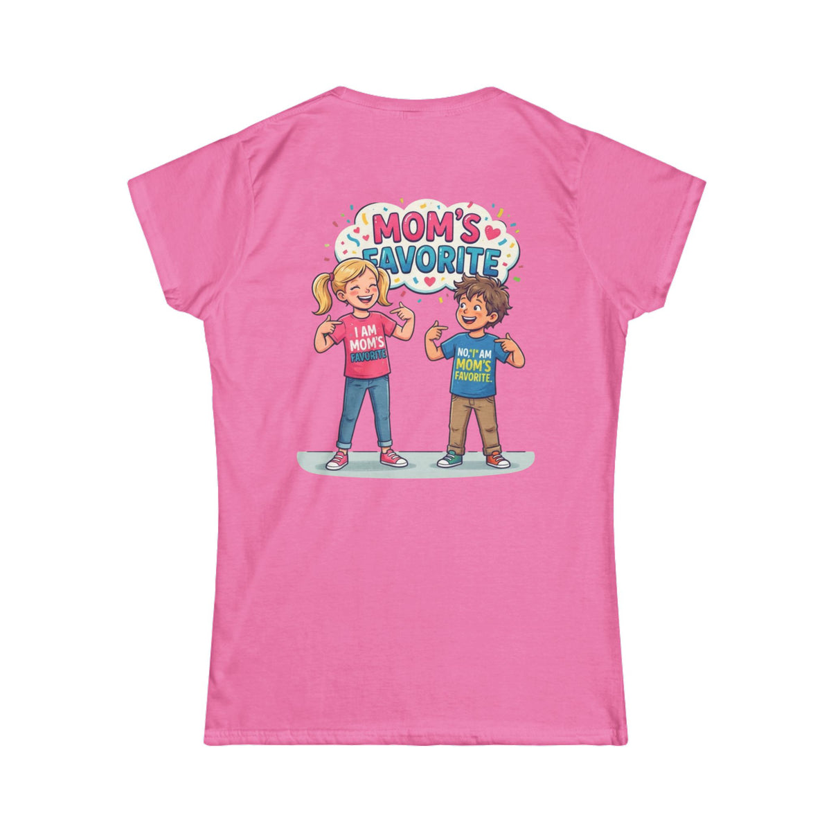 Color: Azalea | Mom's Favorite Women's Tee