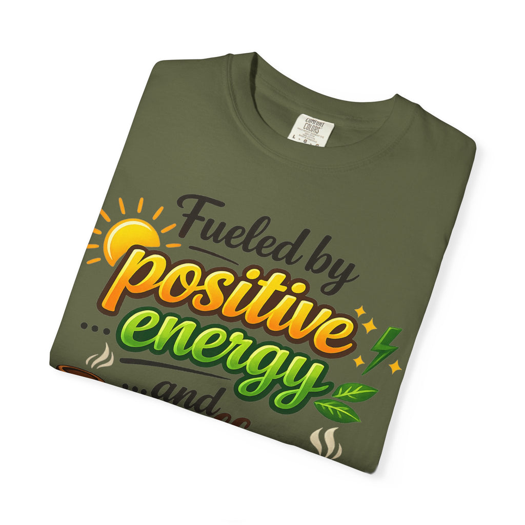 "The High-Voltage Morning Routine" Unisex Garment-Dyed T-shirt